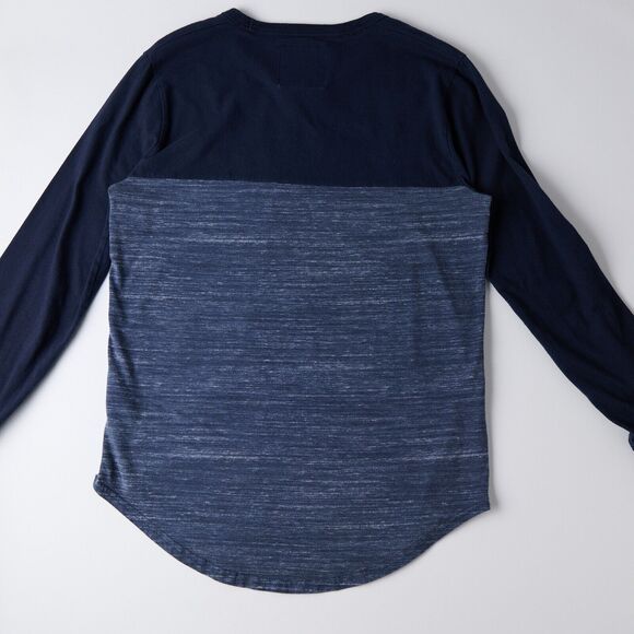 Hollister Men’s XS Long Sleeve Shirt Navy 100 Cottons 2010 Mall-Core Preppy Surf - Picture 2 of 9